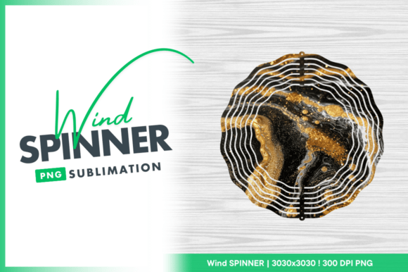 Download Abstract Gold Glitter Swirl Wind Spinner - Gold glitter Collection