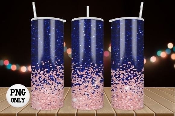 Download Blue Rose Gold Glitter Sublimation - Gold glitter Collection