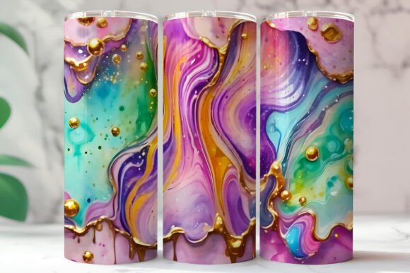 Download Abstract Gold Glitter Marble Tumbler - Gold glitter Collection