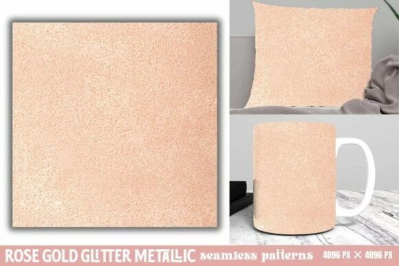Download Rose Gold Glitter Metallic Pattern - Gold glitter Collection