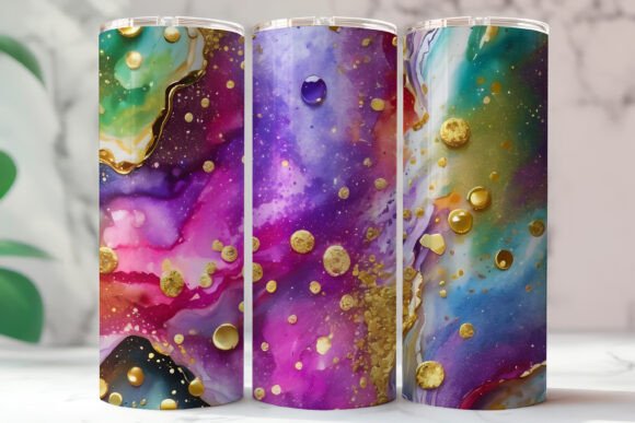 Download Abstract Gold Glitter Marble Tumbler - Gold glitter Collection