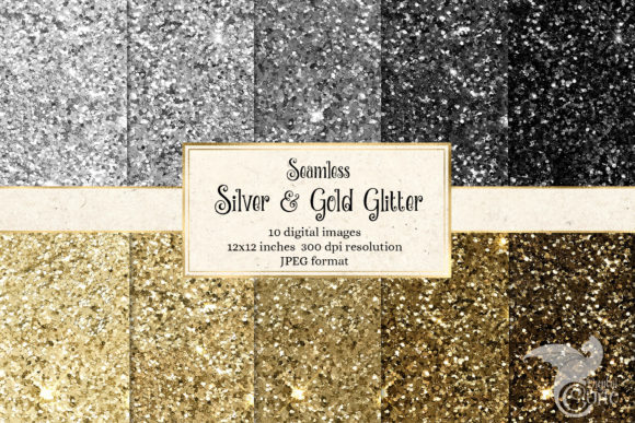 Download Silver and Gold Glitter Textures - Glitter texture Collection