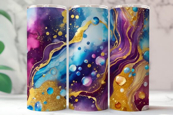 Download Abstract Gold Glitter Marble Tumbler - Gold glitter Collection