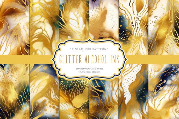 Download Abstract Gold Glitter Seamless Patterns - Gold glitter Collection