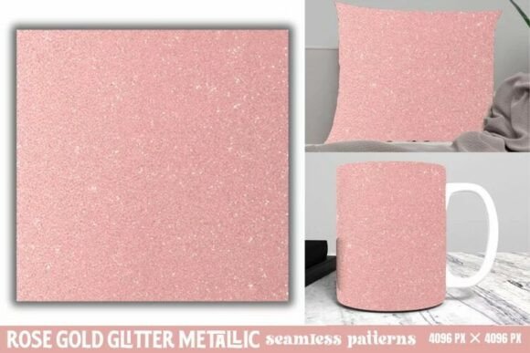Download Rose Gold Glitter Metallic Pattern - Gold glitter Collection