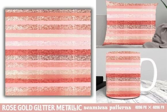 Download Rose Gold Glitter Metallic Pattern - Gold glitter Collection