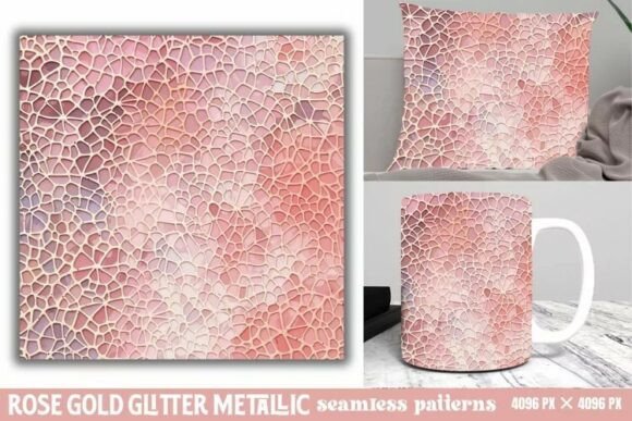 Download Rose Gold Glitter Metallic Pattern - Gold glitter Collection